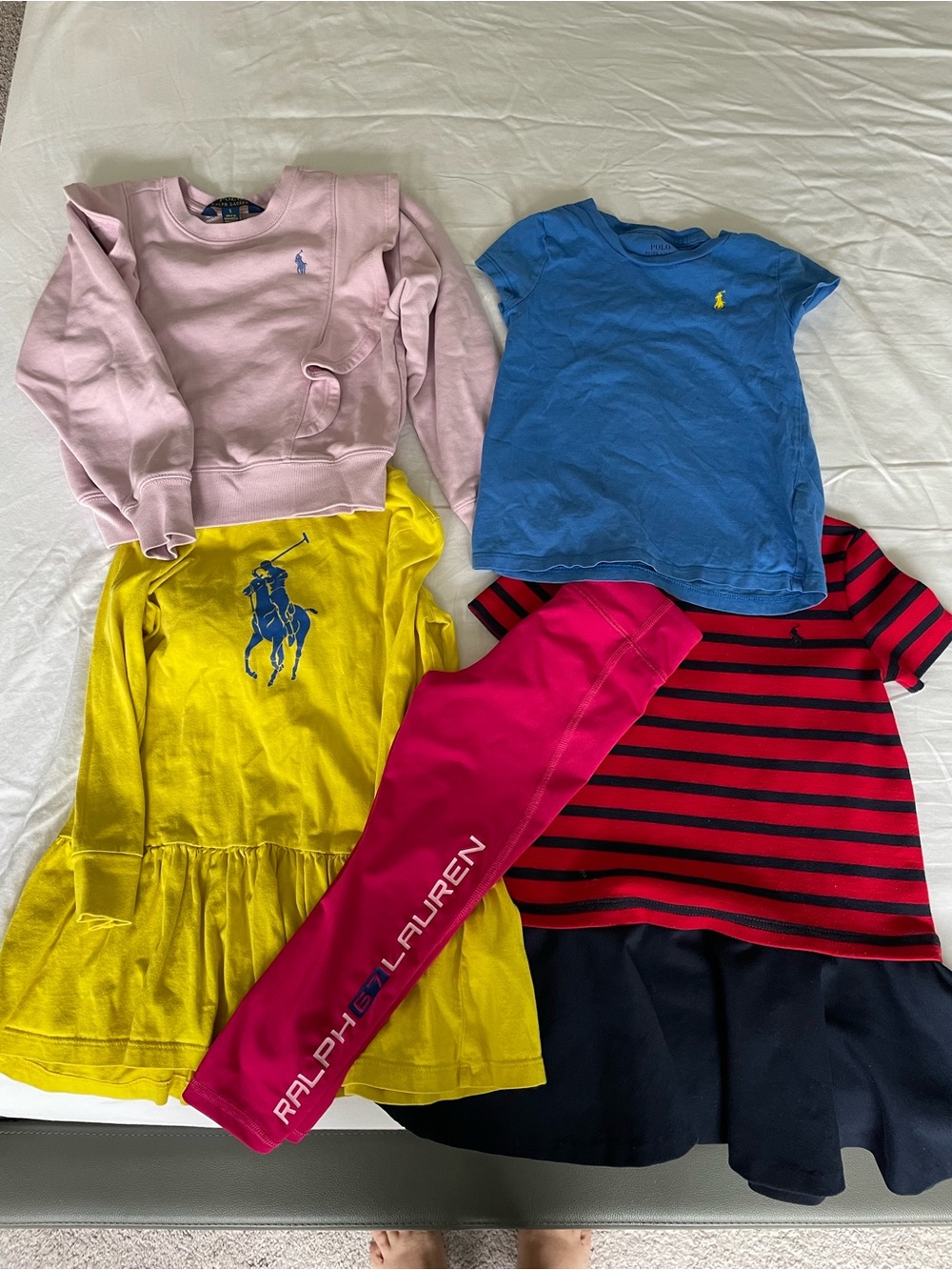 Ralph Lauren Kids Pink, Blue, Yellow, Red & Black Clothing Bundle